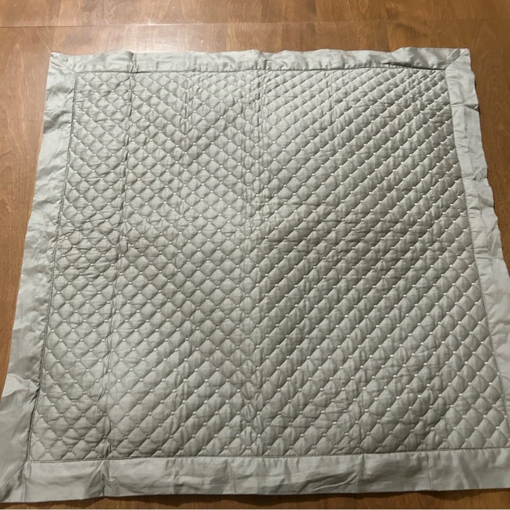 Large European gray pillow sham - Picture 2 of 3